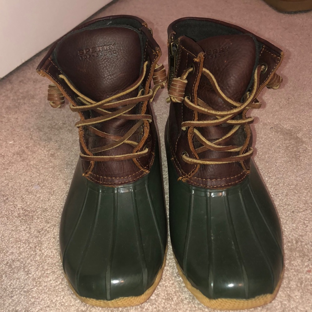 Sperry Top-Sider Hunter Green Duck boots